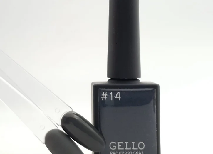 לק ג'ל ג'לו בצבע אפור עכבר GELLO #14