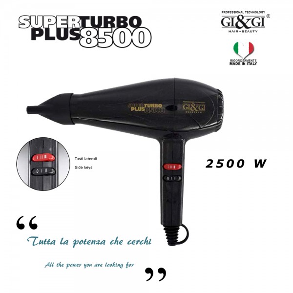 מייבש שיער SUPER TURBO PLUS 8500 GI&GI