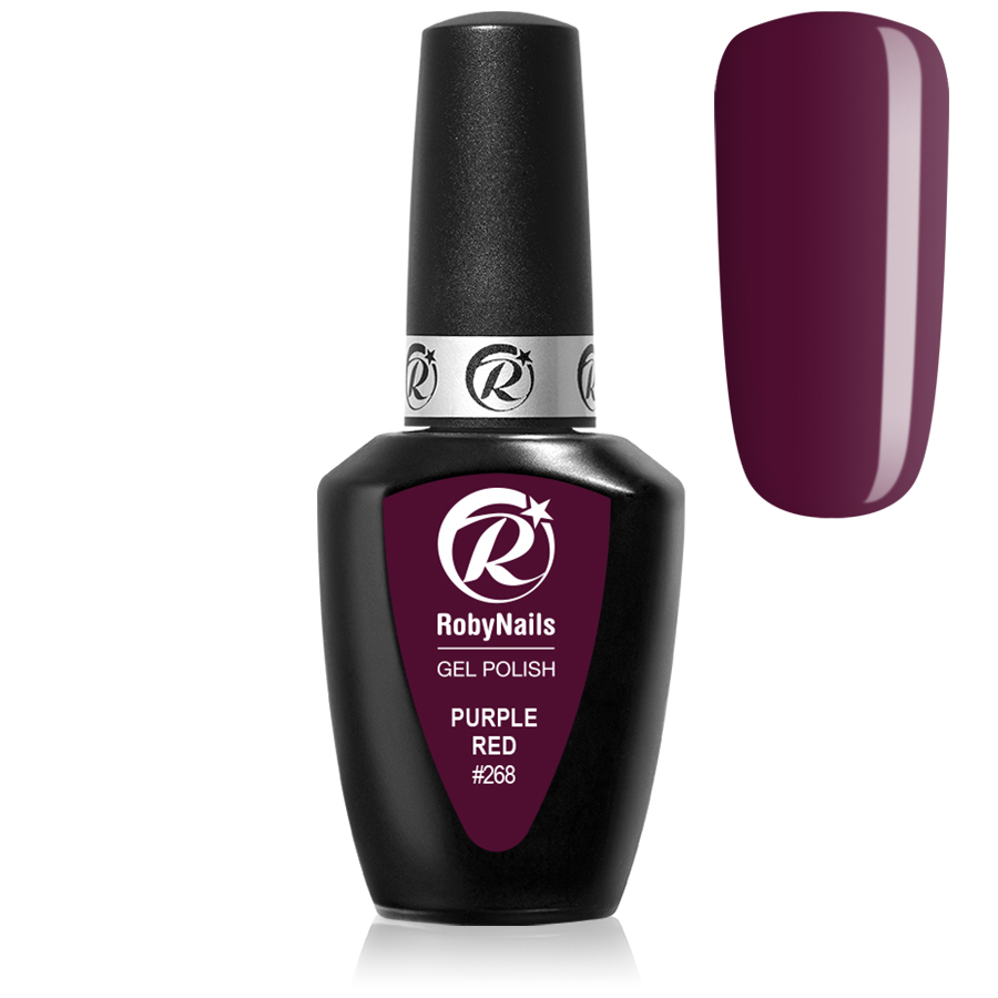 GEL POLISH PURPLE RED #268