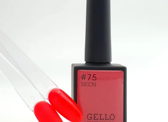 לק ג'ל ג'לו צבע ורוד ניאון זוהר GELLO #75