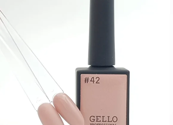 לק ג'ל ג'לו צבע מייקאפ בהיר אטום GELLO #42