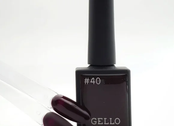 לק ג'ל ג'לו צבע סגול חציל כהה GELLO #40