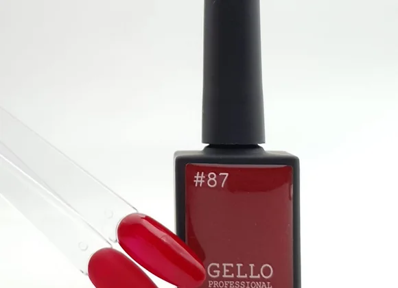 לק ג'ל ג'לו צבע בורדו GELLO #87