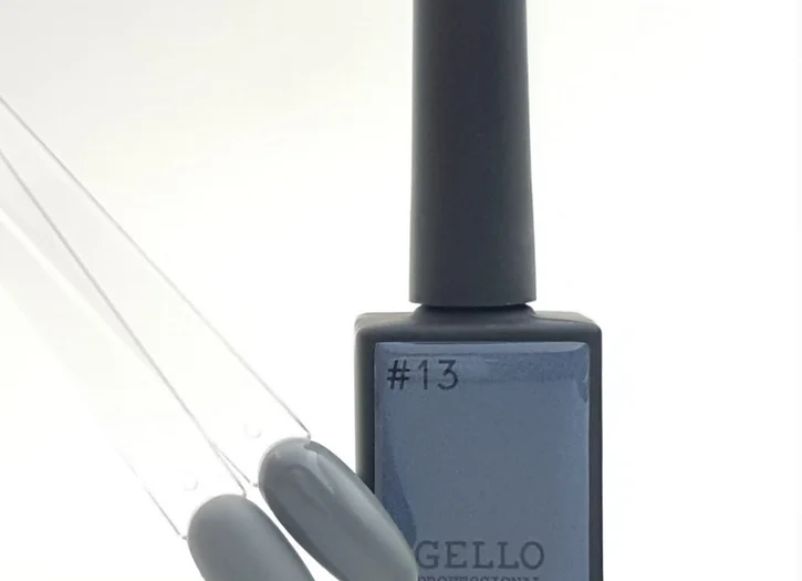 לק ג'ל ג'לו בצבע אפור כחול GELLO #13