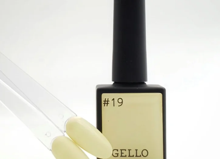 לק ג'ל ג'לו צבע צהוב בננה GELLO #19