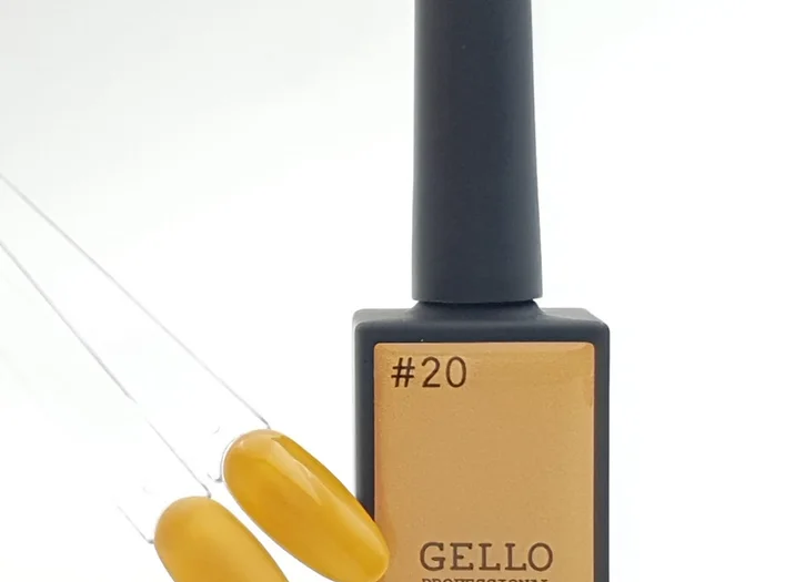 לק ג'ל ג'לו צבע חרדל GELLO #20