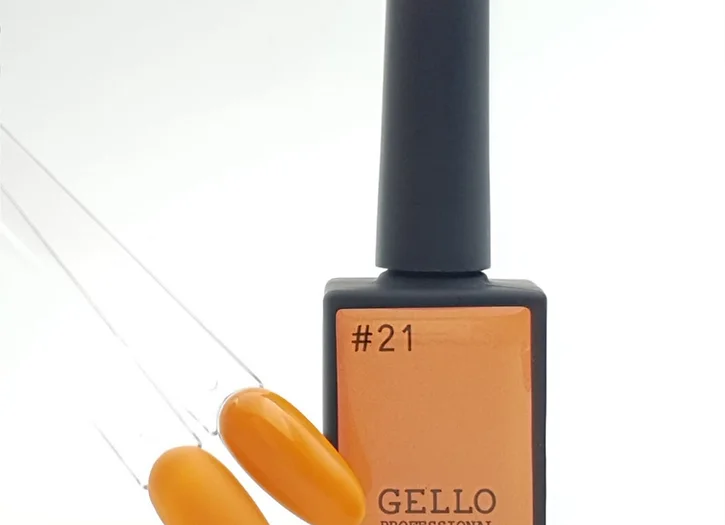 לק ג'ל ג'לו צבע כתום חרדל GELLO #21