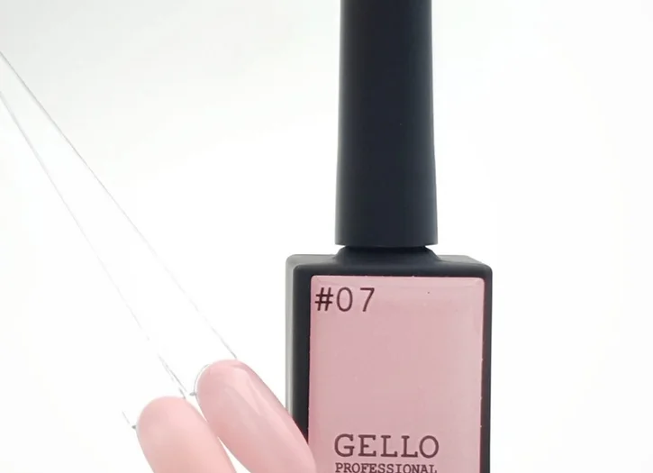 לק ג'ל ג'לו צבע ורוד ניוד GELLO #07