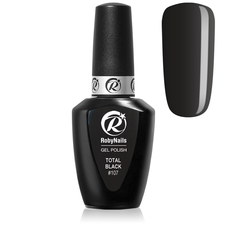 GEL POLISH TOTAL BLACK #107