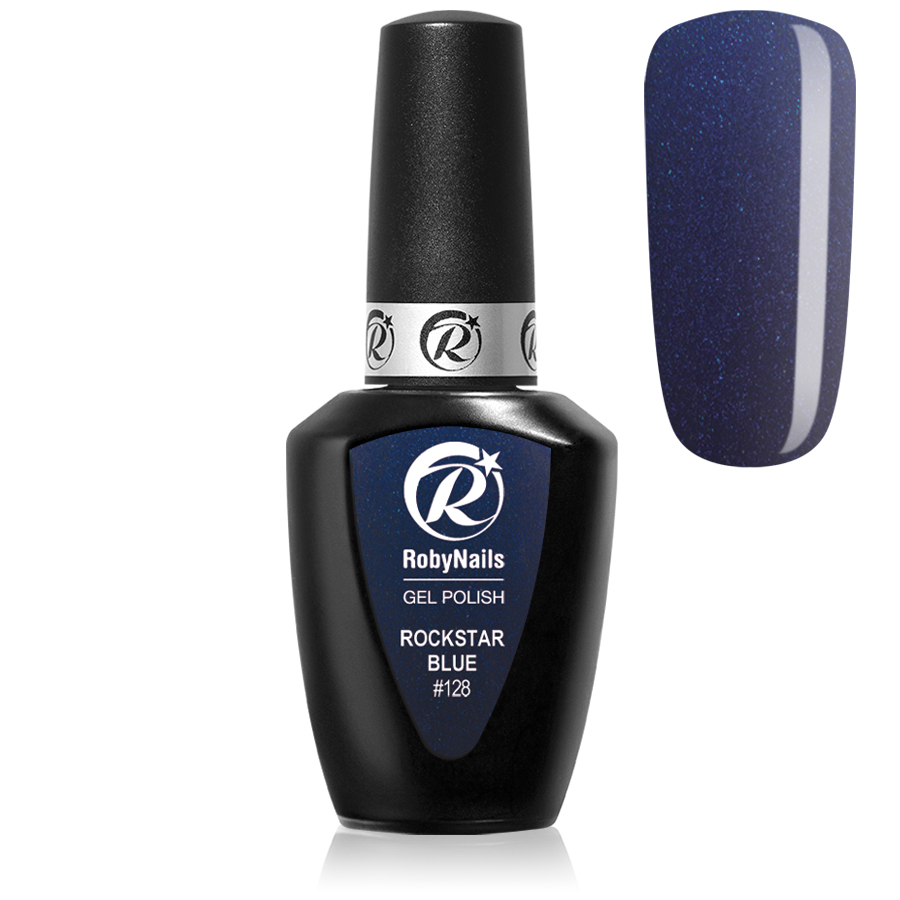 GEL POLISH ROCKSTAR BLUE #128