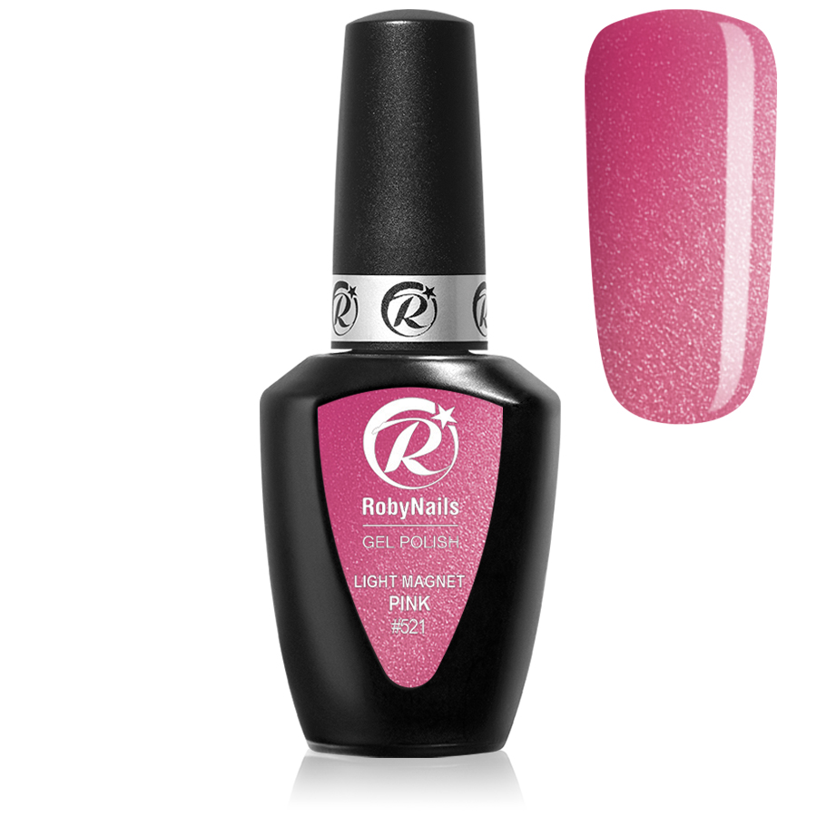 GEL POLISH LIGHT MAGNET PINK #521
