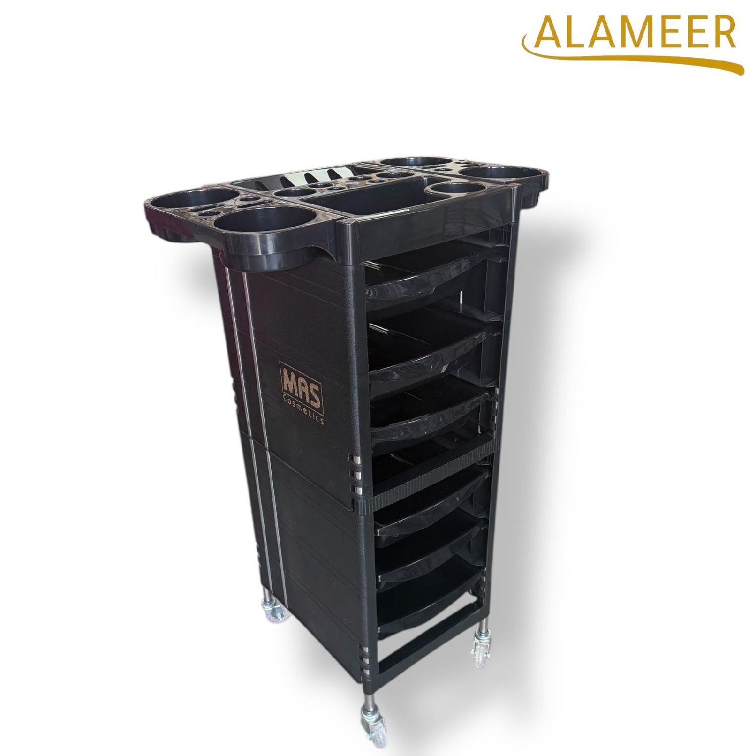 עגלת שירות מקצועית למספרות  - MAS Cosmetics 