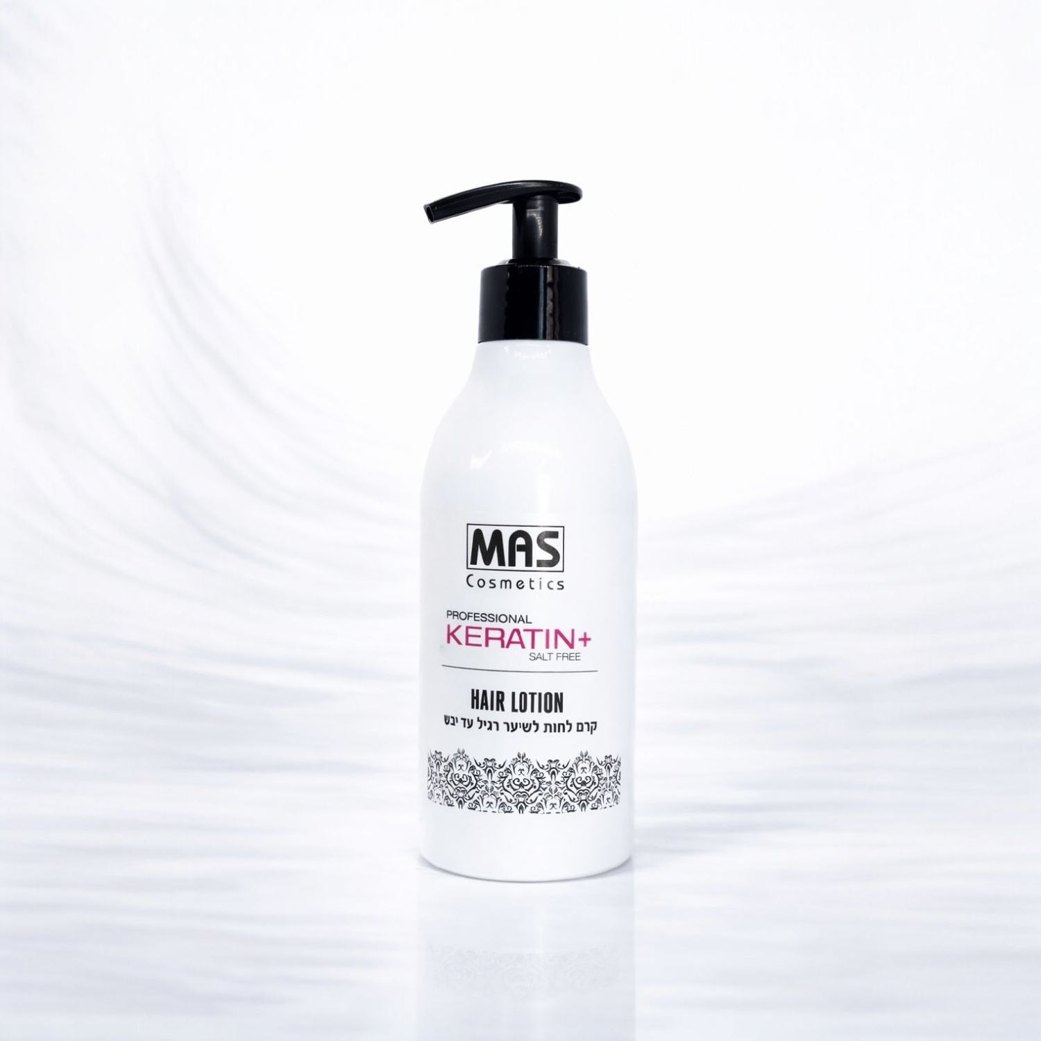 Keratin+ Moisturizing Hair Lotion – קרם לחות לשיער רגיל עד יבש קרטין+ - Salt Free