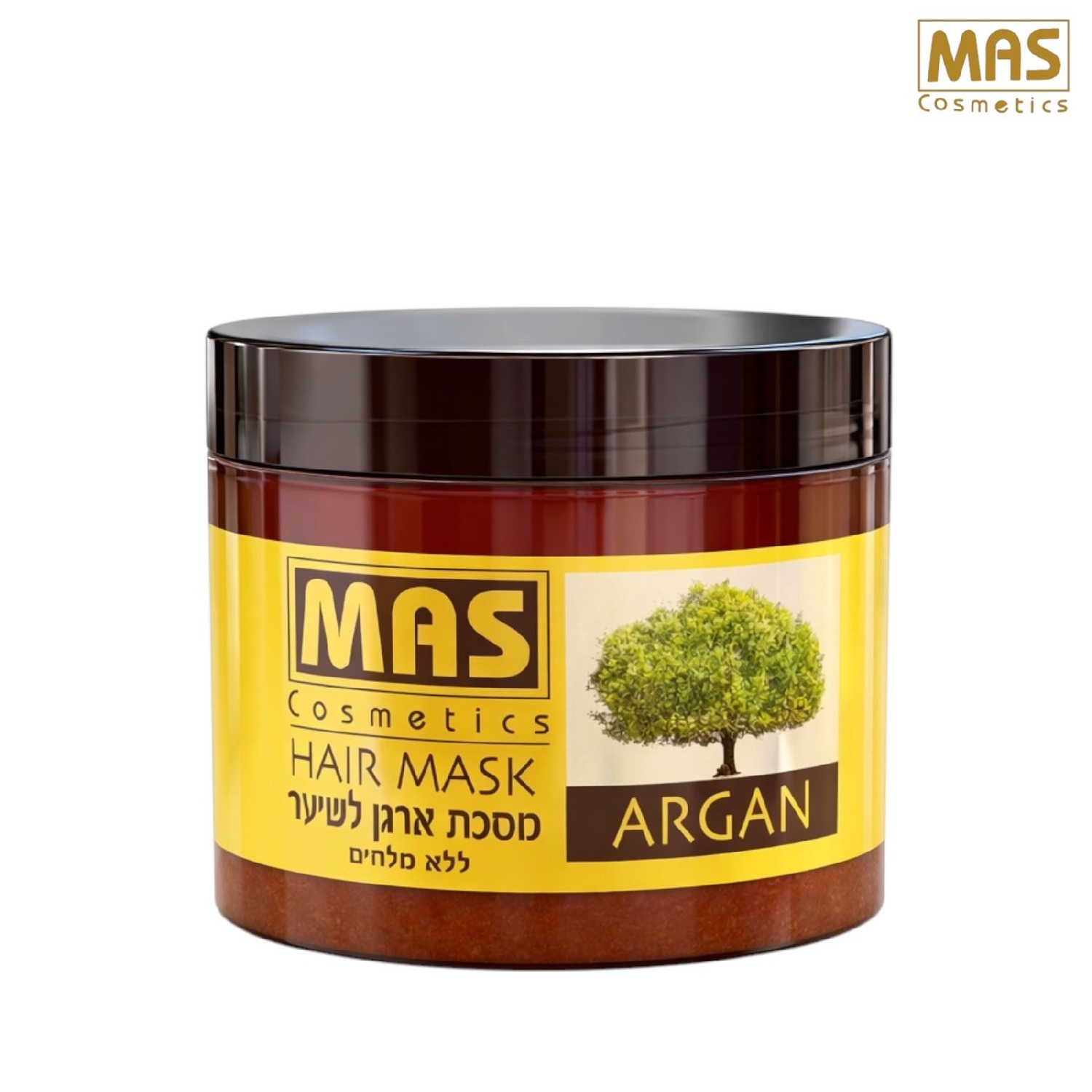 Argan Hair Repairing Mask – Salt Free | מסכת ארגן לשיקום השיער – פורמולה ללא מלחים
